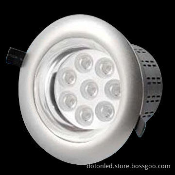 8W LED Downlight with Reliable Heat System, 100 to 240V AC Voltages and Dimmable Function